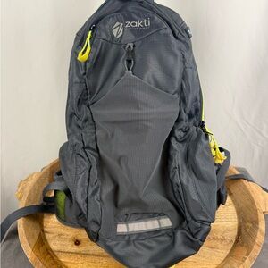 Zakti Black Sling Backpack Crossbody Hiking Travel Lightweight Bag